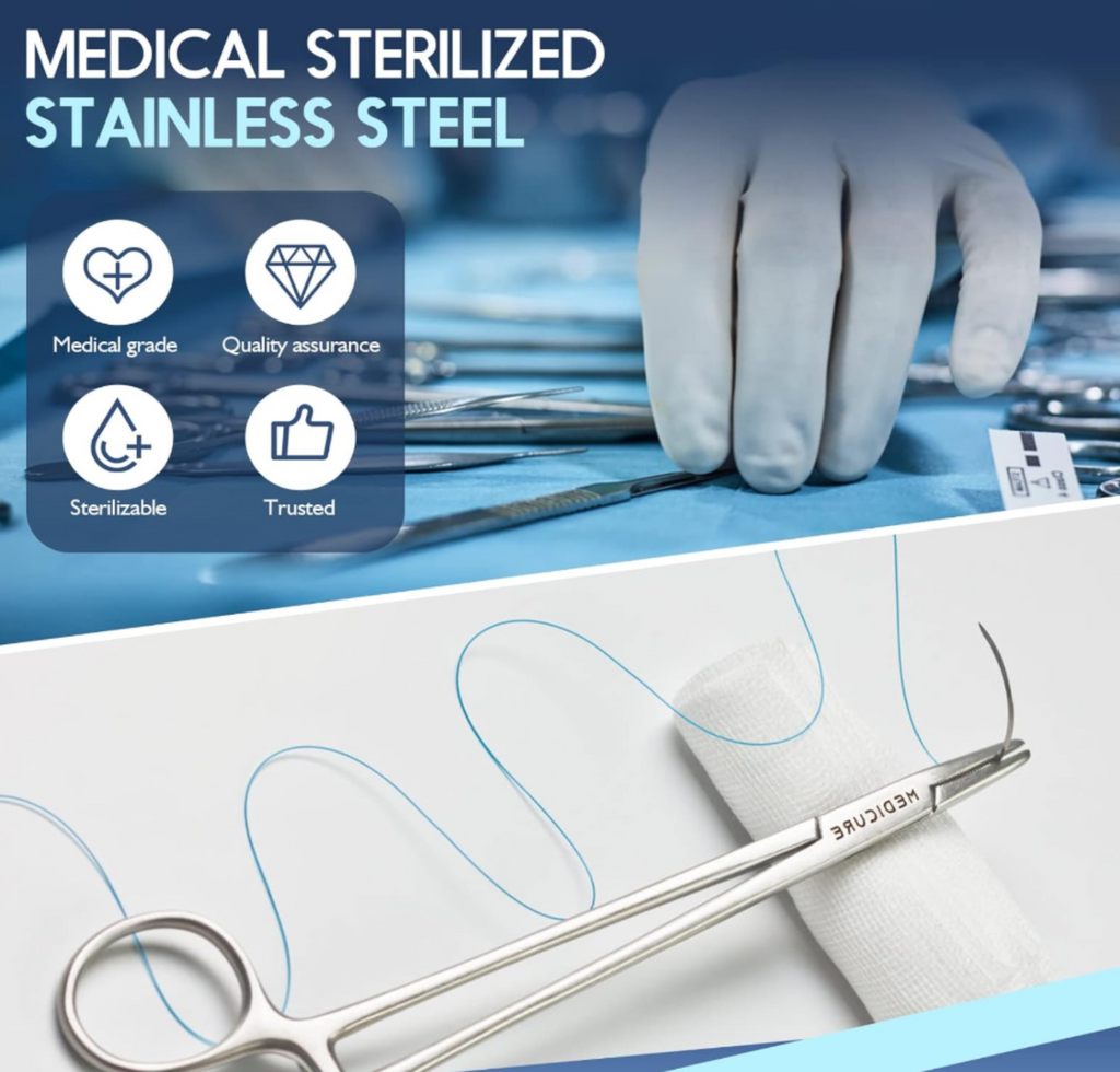Medicure precision tools for professional. [ Suture Practice Kit ]